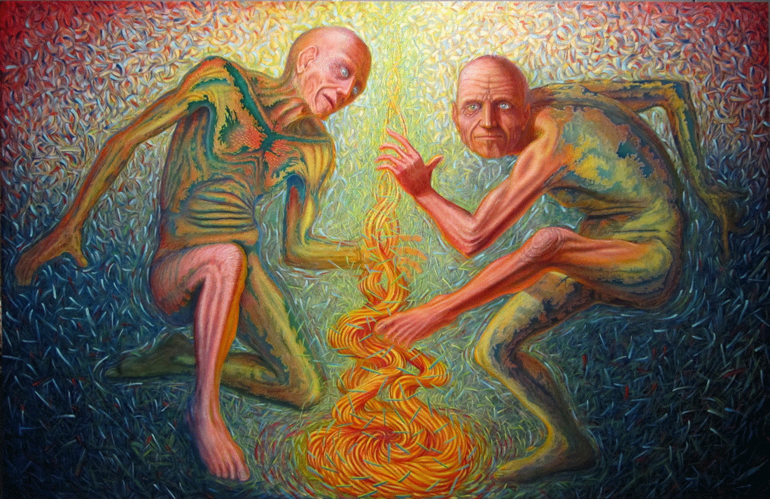 Vincent's Fire, one man in two states, by Richard D Serros